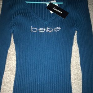 Bebe Teal Sweater